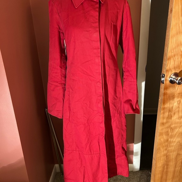 GAP Dresses & Skirts - GAP long red trench coat